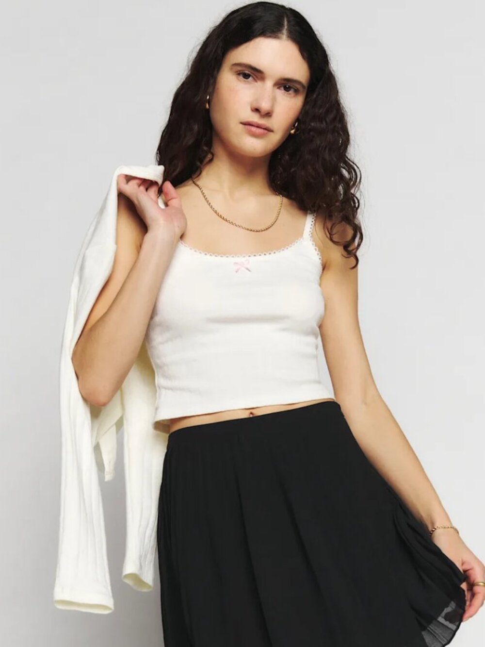 NWT Reformation Marlowe Knit Cardigan Set